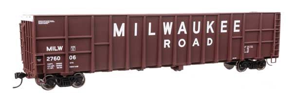 61&#39; Wood Chip Gondola - Milwaukee Road