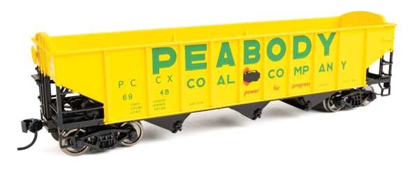 70-Ton AAR 3-Bay Open Hopper - Peabody