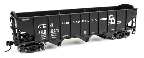 70-Ton AAR 3-Bay Open Hopper - Chesapeake &amp; Ohio
