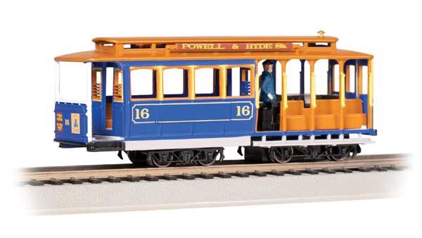 Cable Car with Grip Man, DCC/SOUND/DC: Standard DC, Select: 16