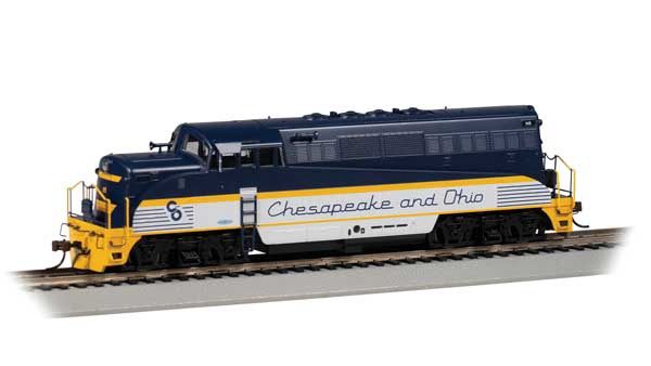 EMD BL2, DCC/SOUND/DC: DCC, Select: Chesapeake &amp; Ohio #85