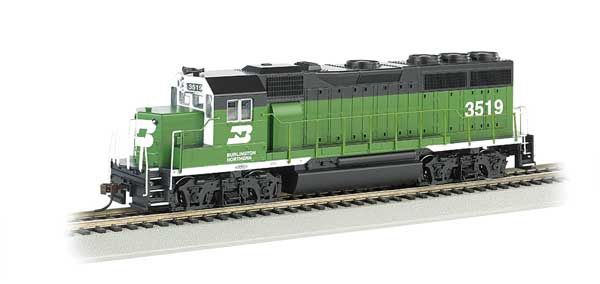 EMD GP40  - Standard DC, Select: Burlington Northern #3519