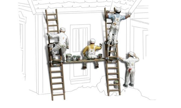 HO Painters &amp; Accessories pkg(6)