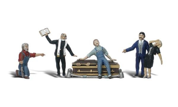 N Graveside Service (5 Figures &amp; Coffin)