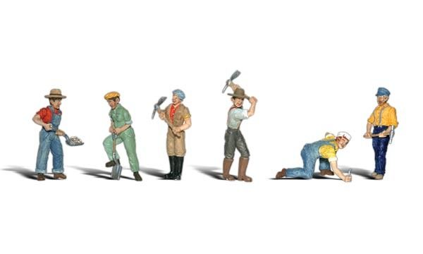 HO Track Workers pkg(6)