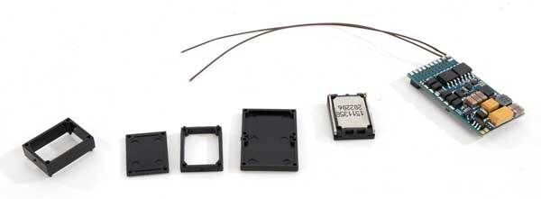 LokSound 5 DCC-MM-SX-M4 Multi-Prototcol Sound and Control Decoder -- 1.5A, 21MTC MKL Interface, 11x15mm Speaker and Enclosure, Blank Sound Files