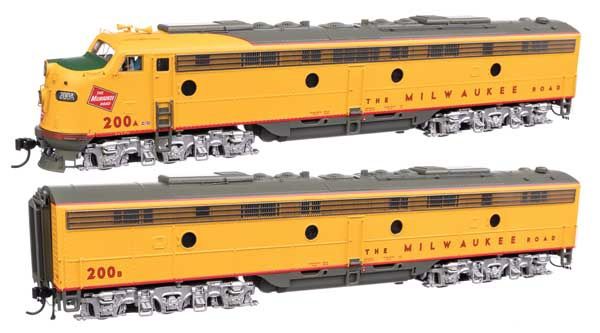 EMD E9A - E9B - LokSound 5 Sound &amp; DCC - City of San Francisco, Select: Milwaukee Road #200A, 200B