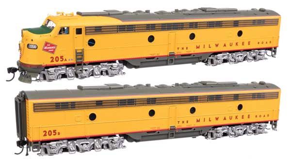 EMD E9A - E9B - Standard DC - City of San Francisco, Select: Milwaukee Road #205A, 205B