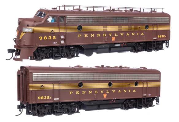 EMD FP7 &amp; F7B Standard DC, Select: PRR EFP-15 #9832A, EH-15 #9832B