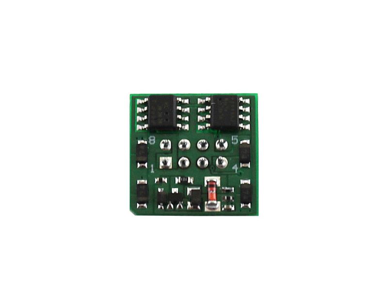 DCC Mobile Decoder - MC1 Series DCC Only -- HO: 2-Function, NMRA 8-Pin, 17 x 17 x 17mm