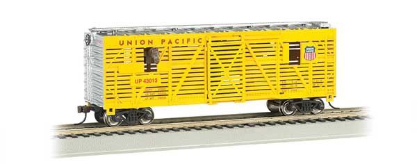40&#39; Animated Stock Car with Horses, Select: Union Pacific #43013