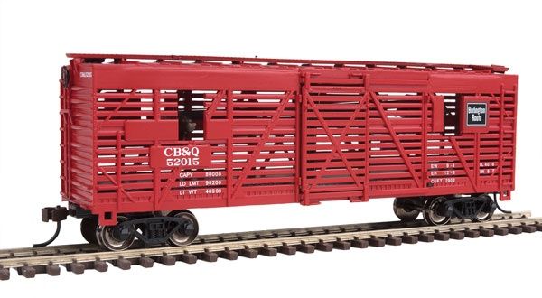 40' Animated Stock Car with Cattle