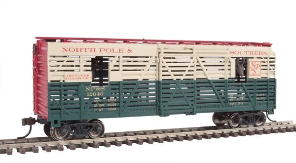 40' Animated Stock Car with Reindeer