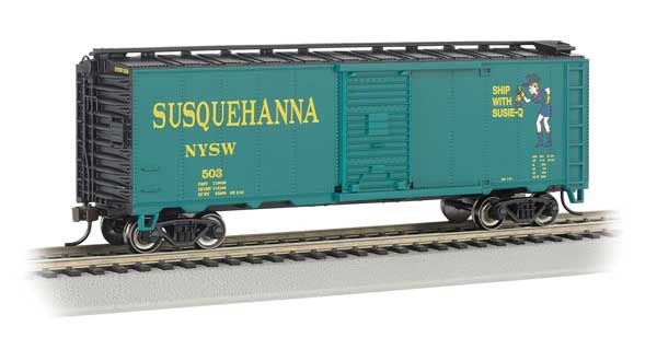 Pullman-Standard 40&#39; Steel Boxcar  - Silver Series(R), Select: New York, Susquehanna &amp; Western #503