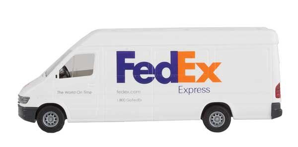 Delivery Van, Select: FedEx Express (white, purple, orange)