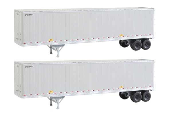 45&#39; Stoughton Trailer 2-Pack, Select: UPS UPSZ (gray)