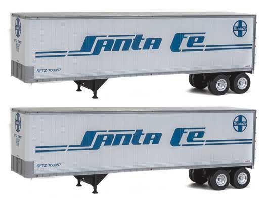 40&#39; Trailmobile Trailer 2-Pack, Select: Santa Fe (white, blue)