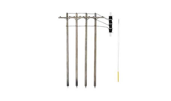 N Pre-Wired Poles - Utility System, Select: Single Crossbar