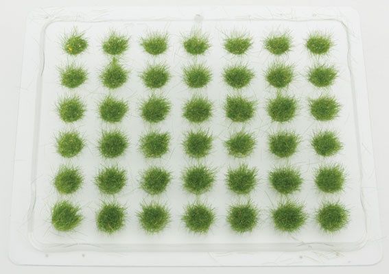 Grass Tufts - 1/4&quot;  0.6cm Tall -- Summer pkg(42)