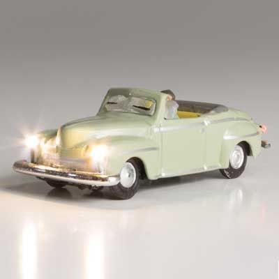 Just Plug(R) Lighted Vehicle -- Cool Convertible (Light Green) N