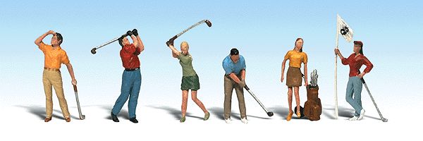 HO Golfers pkg(6)