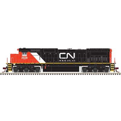 GE Dash 8-40C - Front &amp; Rear Ditch Lights - Standard DC - Master(R), Select: Canadian National #2014