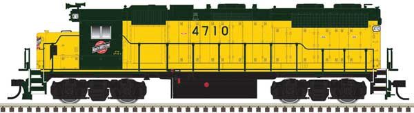 EMD GP38 Low Nose w/Dynamic Brakes - LokSound &amp; DCC - Master(R) Gold, Select: Chicago &amp; North Western #4704