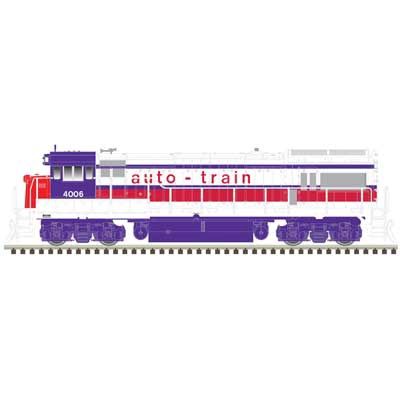 GE U33/36B - Standard DC - Master(R) Silver, Select: Auto Train #4000