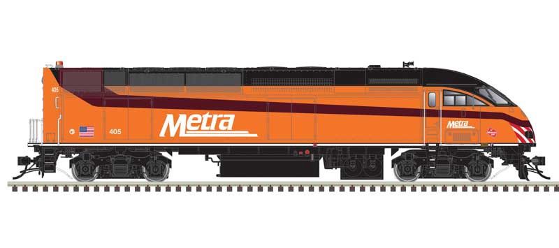 Motive Power Industries MP36PH-3C, DCC/SOUND/DC: Standard DC, Select: Metra #405