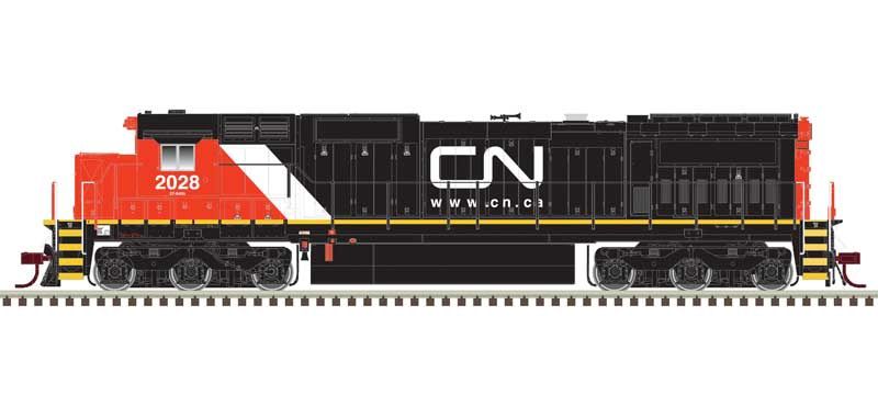 GE DASH 8-40C w/Front &amp; Rear Ditch Lights, DCC/SOUND/DC: Standard DC, Select: Canadian National #2014