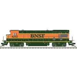 GE B23-7 Low Nose, DCC/SOUND/DC: Standard DC, Select: BNSF Railway #4252
