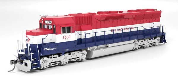 EMD SD45, DCC/SOUND/DC: Sound and DCC, Select: Erie Lackawanna #3632