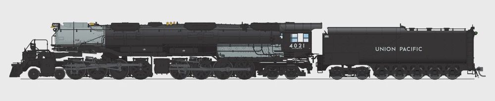 4-8-8-4 Big Boy 1944 Wilson Aftercooler, 25-C-400 Tendr