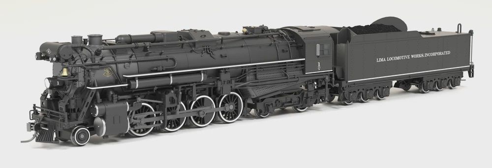 Lima 2-8-4 Berkshire, DCC/SOUND/DC: Sound and DCC, Select: Lima Locomotive Works #1