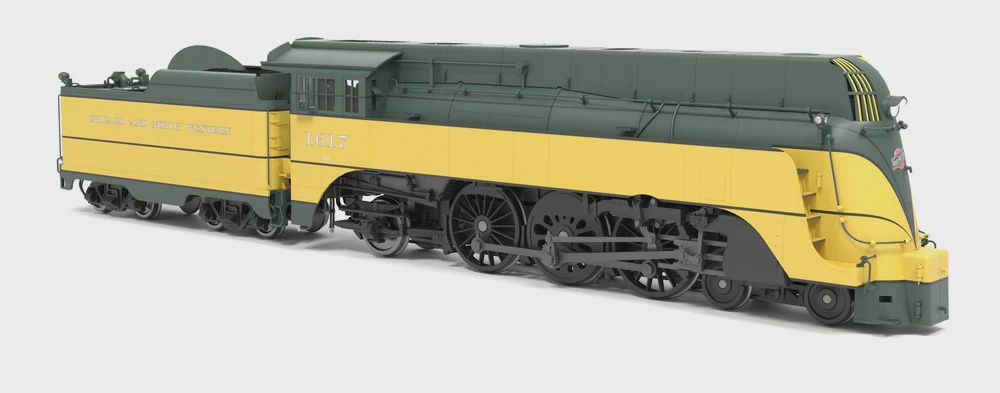 Streamlined 4-6-2 Yellowjacket Pacific