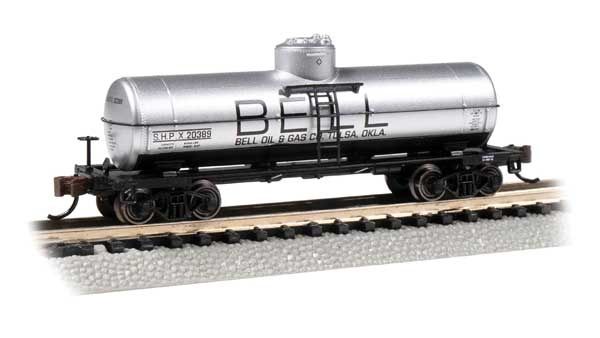 40&#39; Single-Dome Tank Car - Silver Series(R), Select: Bell Oil #20839