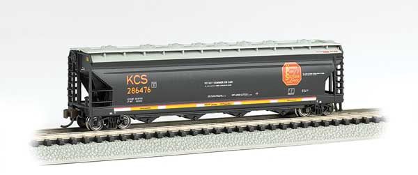 ACF 4-Bay Center-Flow Covered Hopper, Select: Kansas City Southern #286476