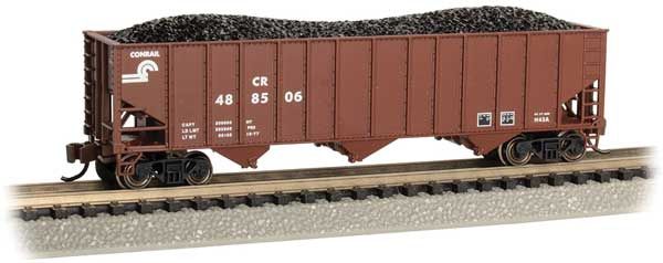 Bethlehem Steel 100-Ton 3-Bay Hopper, Select: Conrail #488506