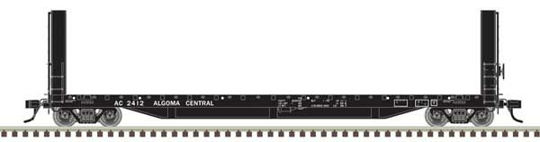 51&#39;6&quot; Bulkhead Flatcar - Master(R), Select: Algoma Central #2412