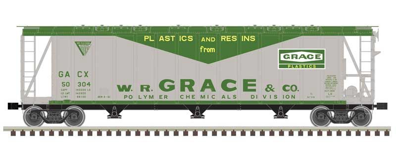 General American 3500 Dry-Flo 3-Bay Covered Hopper