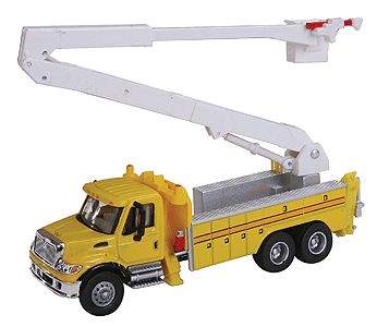 International(R) 7600 Utility Truck w/Bucket Lift, Select: Yellow
