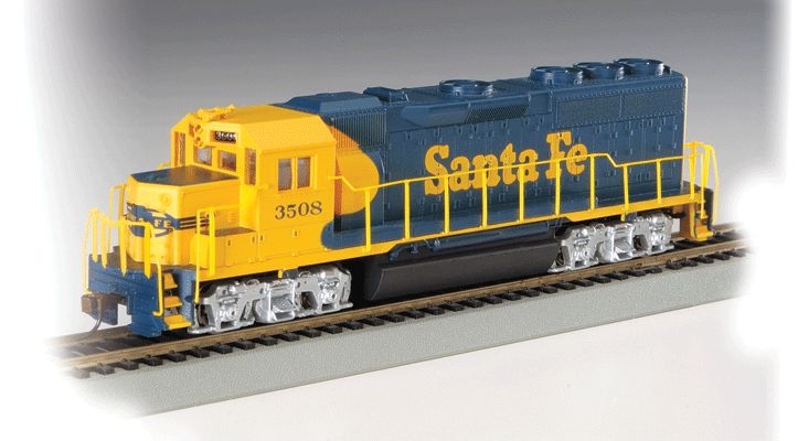 EMD GP40  - DCC, Select: Santa Fe #3508