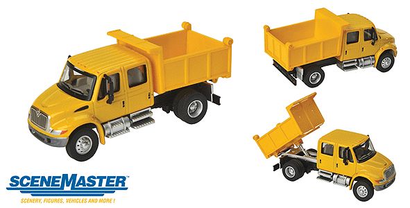 International(R) 4300 Crew Cab Dump Truck, Select: Yellow