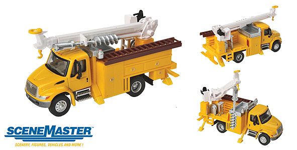 International(R) 4300 Utility Truck w/Drill, Select: Yellow