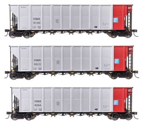 50&#39; RD-4 Hopper 3-Pack - Commonwelath Edison COMX