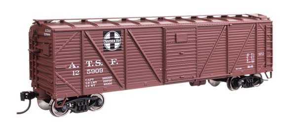 40&#39; ARA Single Sheathed Boxcar with Dreadnaught Ends - Santa Fe