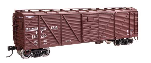 40&#39; ARA Single Sheathed Boxcar with Dreadnaught Ends - Illinois Central