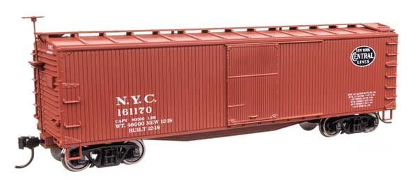 40&#39; Double Sheathed Wood Boxcar - New York Central