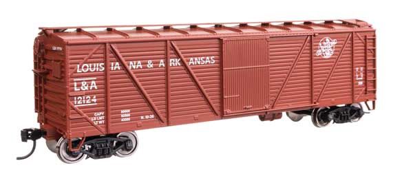 40&#39; ARA Single Sheathed Boxcar with Dreadnaught Ends - Louisiana &amp; Arkansas