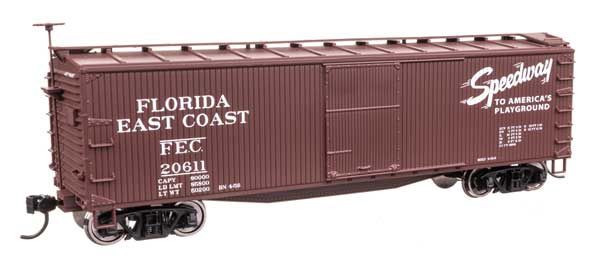 40&#39; Double Sheathed Wood Boxcar - Florida East Coast